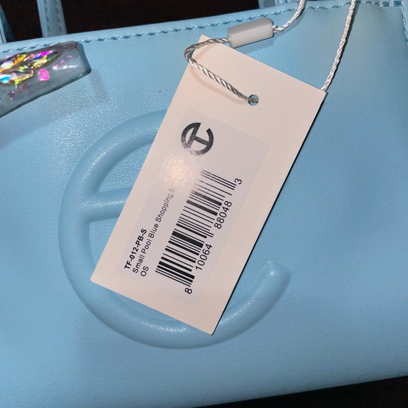 Small Pool Blue Telfar Bag - Picture 5 of 6
